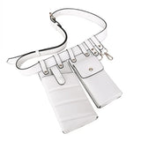 Women's Leather Waist Bag Fanny Pack Streetwear Chest Pack