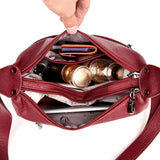 Women's Leather Shoulder Bag Tote Crossbody Bag Travel Bag