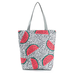 Fruit Print Child Girl Shoulder Bag Lightweight Canvas Handbag