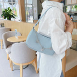 Women's Butterfly Chain Shoulder Bag Purses Underarm Bag