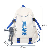 Women's Large Capacity Backpack Waterproof Nylon Travel Bag