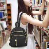 Women's Leather Backpack Teenage Girls School Bag Lady Mochila