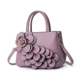 Floral Leather Tote Bag Shoulder Bag for Women Ladies Sac a main femme