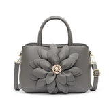 Women's Leather Handbags Flowers Tote Bag Shoulder Bags for Women