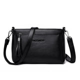 Women's Messenger Bags Crossbody Tassel Small Bags Female Leather Handbags