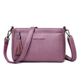 Women's Messenger Bags Crossbody Tassel Small Bags Female Leather Handbags