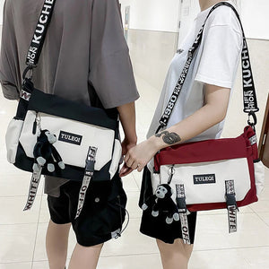 Japanese Style Large Capacity Messenger Bag for Women