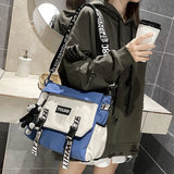 Japanese Style Large Capacity Messenger Bag for Women