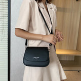 Women's Messenger Bags Wallets Small Lady Messenger Bags PU Solid Flip Shoulder