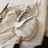 Women's Messenger Saddle Bag Retro Crossbody Handbag