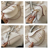 Women's Messenger Saddle Bag Retro Crossbody Handbag