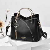 Women's One Shoulder Bag High Capacity High Style Female Contrast Multi-function