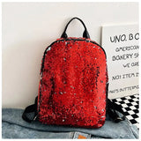 Women's Sequin Backpack Leisure Travel Bag