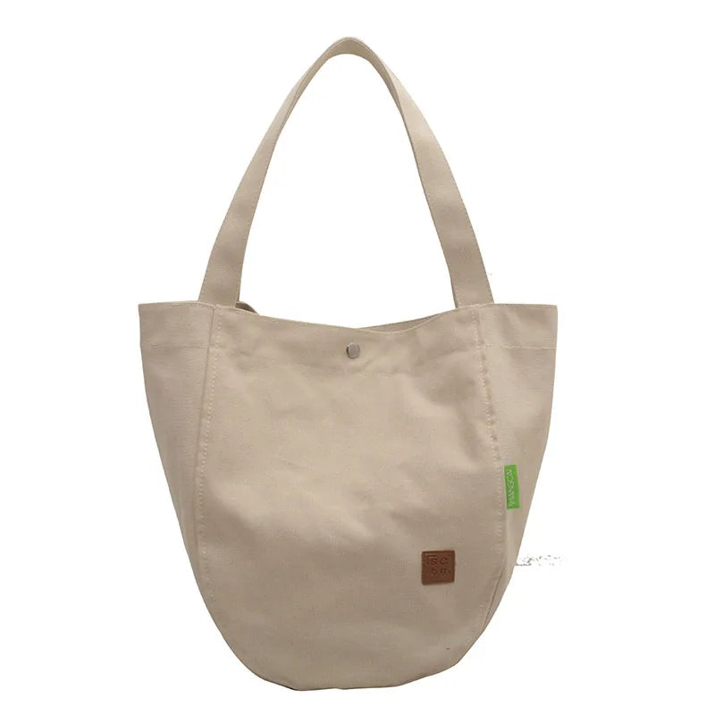 Women's Casual Canvas Shoulder Bag Large Capacity Handbag