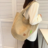 Women's Casual Canvas Shoulder Bag Large Capacity Handbag