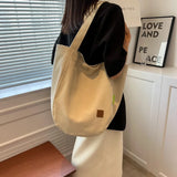 Women's Casual Canvas Shoulder Bag Large Capacity Handbag