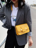 Women's Casual Flap Shoulder Bag Pu Leather Crossbody
