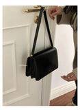 Women's Retro PU Leather Shoulder Bag French Organ Bag