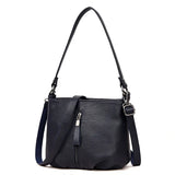 Leather Small Bucket Bag Crossbody Messenger Bags for Women Female Tote Bags