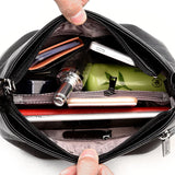 Leather Small Bucket Bag Crossbody Messenger Bags for Women Female Tote Bags
