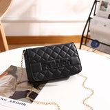 Women's Shoulder Bag Diamond Lattice Handbag
