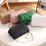 Women's Shoulder Bag Diamond Lattice Handbag