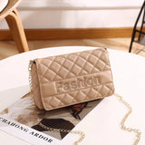 Women's Shoulder Bag Diamond Lattice Handbag
