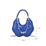 Women's Chain Shoulder Bag High PU Leather Crossbody Bags