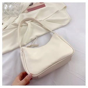 Women's Shoulder Underarm Bags Soft PU Handbags All-match Totes