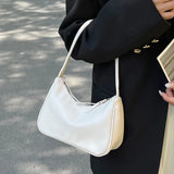 Women's Shoulder Underarm Bags Soft PU Handbags All-match Totes