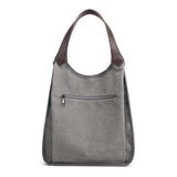 Women's Canvas Shoulder Bag Top-Handle Purse Leisure Handbag Tote