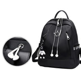 Small Backpack Travel Shoulder Bag Anti-thief Pendant