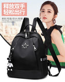 Women's Small Backpack Travel Nylon Shoulder Bag