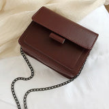 Women's Small Crossbody Bag PU Leather Square Bag Shoulder Bag Women Handbag Pur