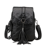Women's Small Shoulder Messenger Bag PU Leather Wallet Lady Crossbody Phone Bag