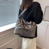 Autumn Winter Women's Purse Large Capacity Tote Bag Messenger Bag