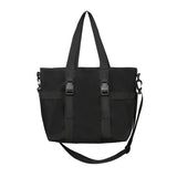 Women's Tote Shoulder Bag Large Capacity Handbag Solid Female Shopper Bags