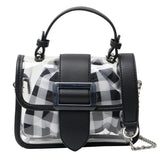 Women's Transparent Jelly Bag Stylish Splicing Candy Armpit Bag