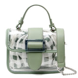 Women's Transparent Jelly Bag Stylish Splicing Candy Armpit Bag