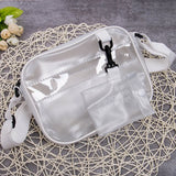 Women's Transparent PVC Shoulder Bag Cross Body Tote Summer