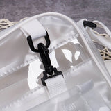 Women's Transparent PVC Shoulder Bag Cross Body Tote Summer