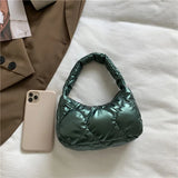 Square Shoulder Bag Small Capacity Solid Clutch Purse Handbag