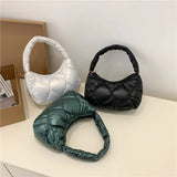 Square Shoulder Bag Small Capacity Solid Clutch Purse Handbag