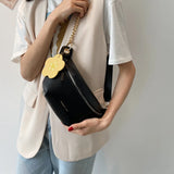 Women's Waist Bag Summer Messenger Shoulder Bag PU Leather Multifunctional All-m