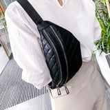 Women's Waist Bag Chest Bag PU Leather Waterproof Fanny Pack