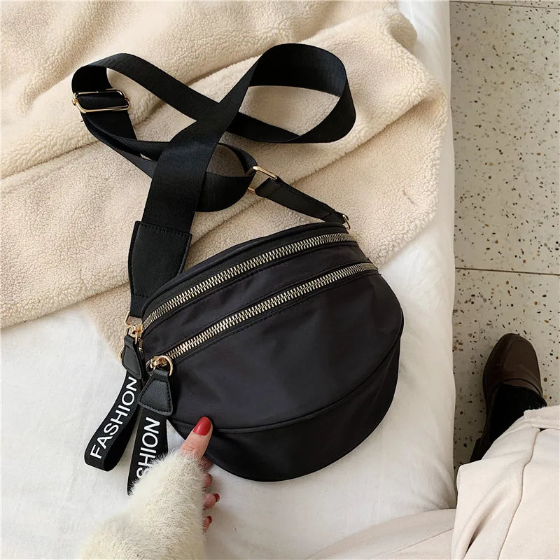 Women's Waterproof Nylon Fanny Pack Waist Bag