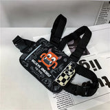 Graffiti Tactical Chest Pack Waist Bag Multi-function Sports Chest Rig Bags