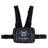 Graffiti Tactical Chest Pack Waist Bag Multi-function Sports Chest Rig Bags