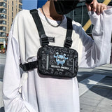 Graffiti Tactical Chest Pack Waist Bag Multi-function Sports Chest Rig Bags