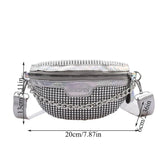 Women's Glitter Waist Pack Punk Bum Fanny Pack